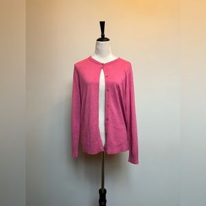 LOFT Women’s Large Pink Cardigan